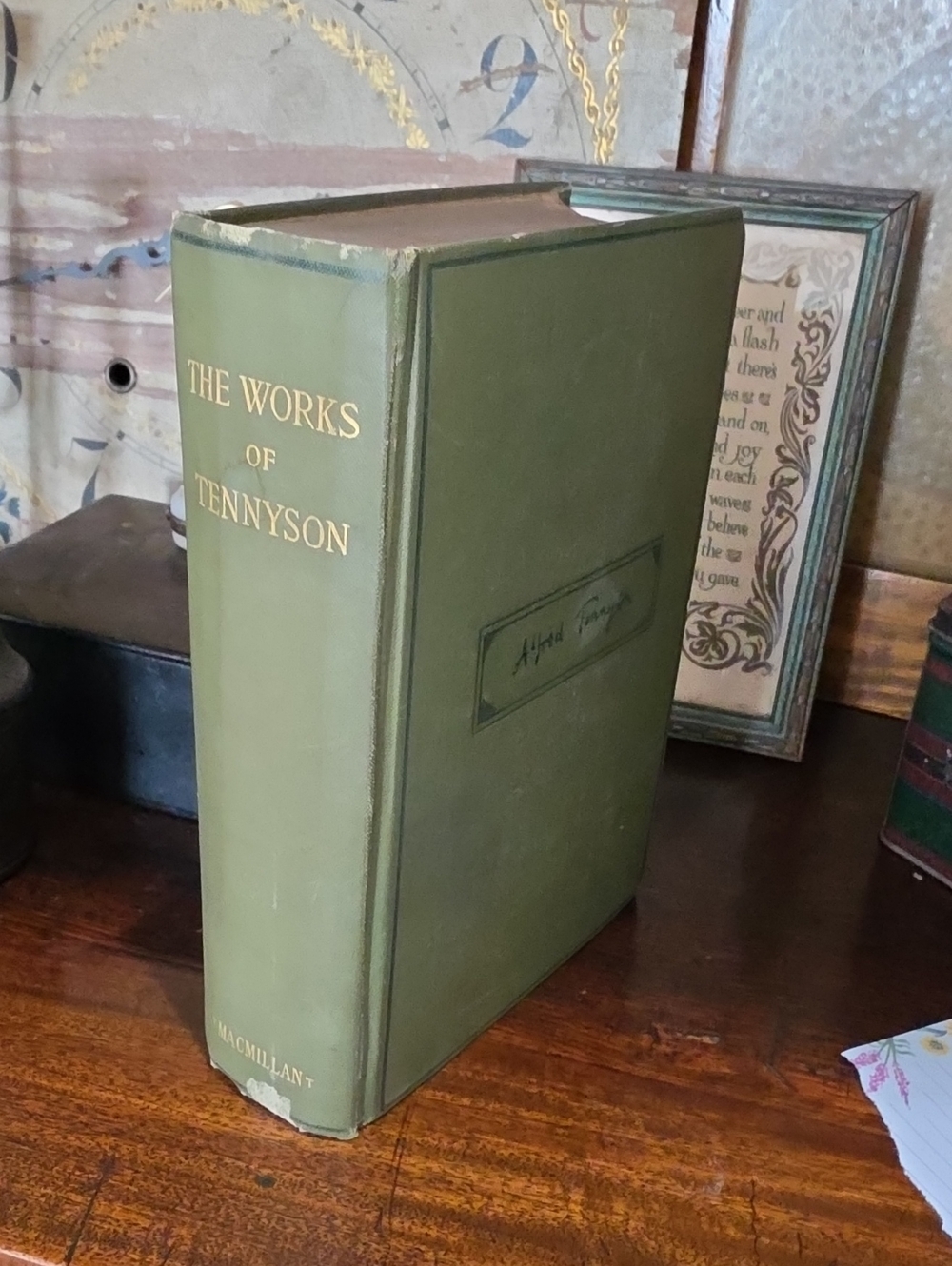 Classic Olive Green Hardcover Book Cover for Men Accessories